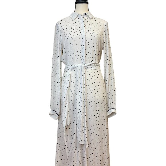 Nümph White Polka Dot Dress (Size 8) - Picture 1 of 3